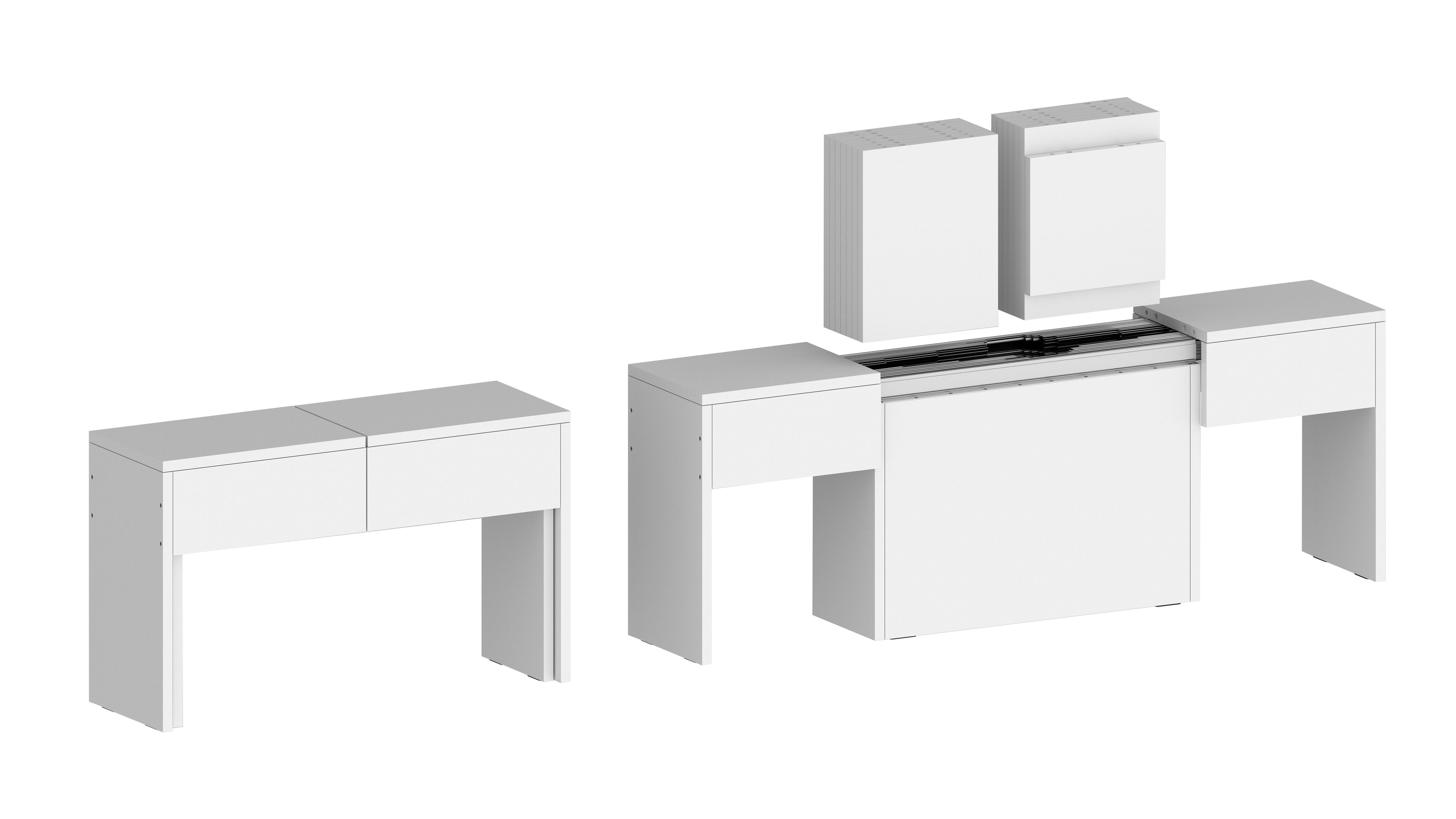 Set 2 panche allungabili PRATIKA - Milano 7 Arte e Design