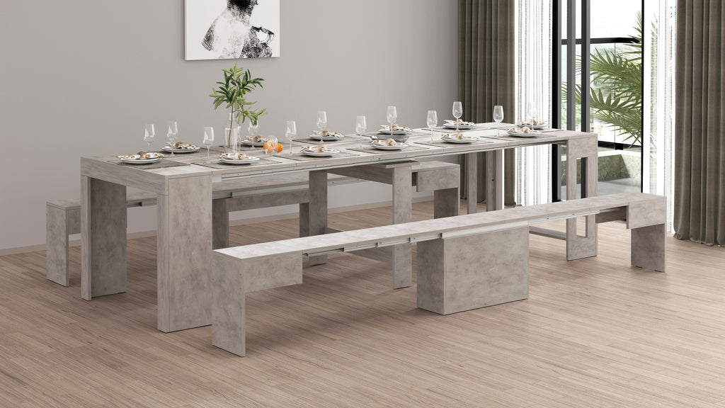 Set 2 panche allungabili PRATIKA - Milano 7 Arte e Design