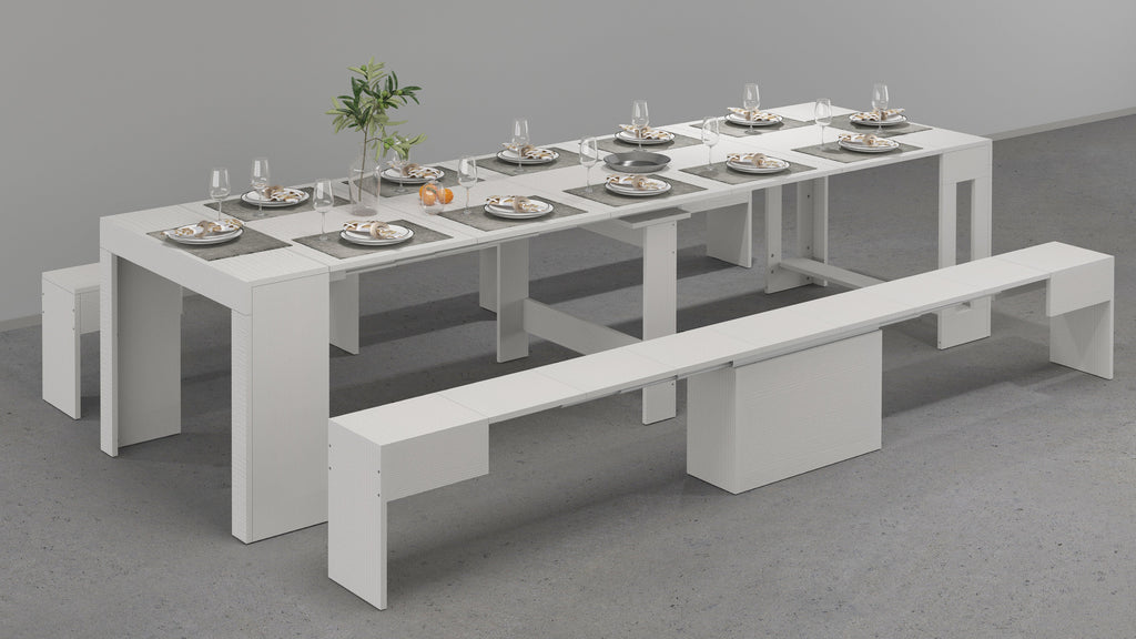 Set 2 panche allungabili PRATIKA - Milano 7 Arte e Design