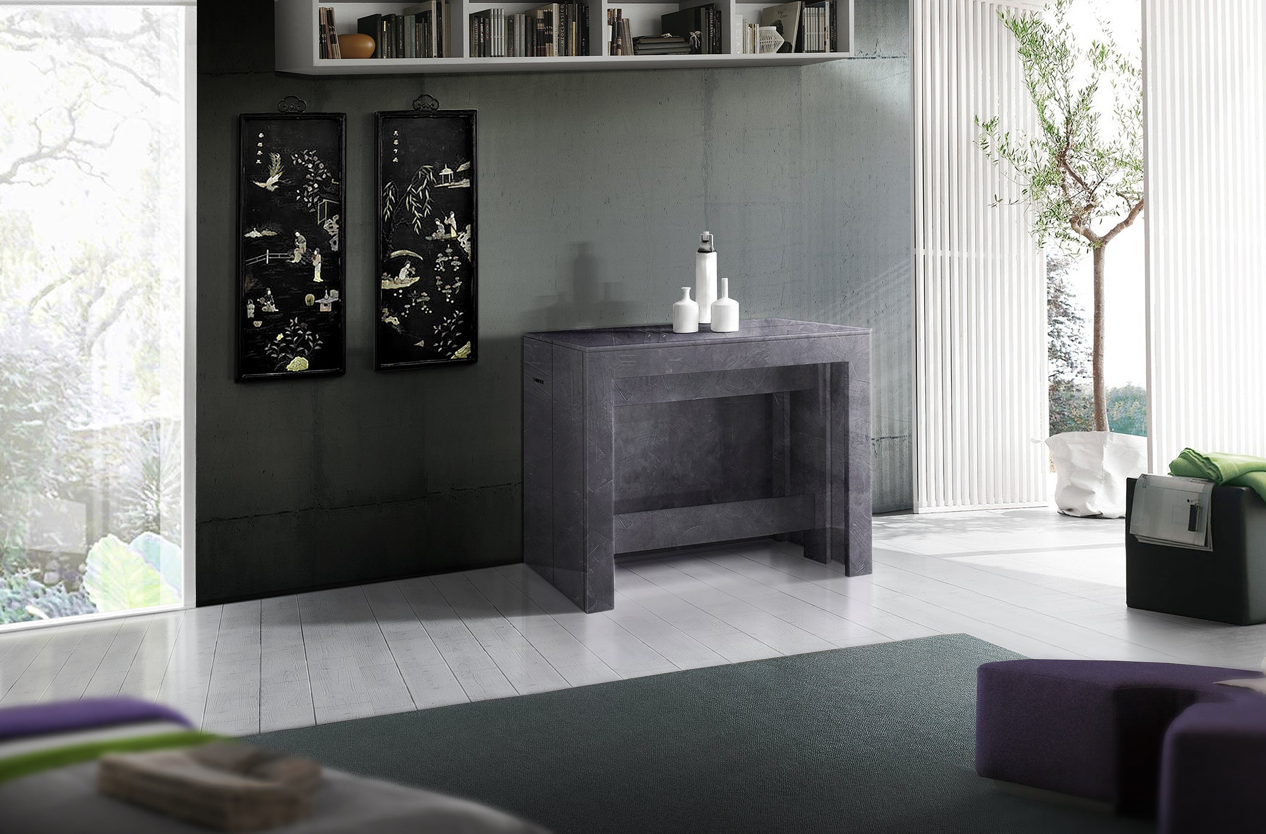 Set 2 panche allungabili PRATIKA - Milano 7 Arte e Design