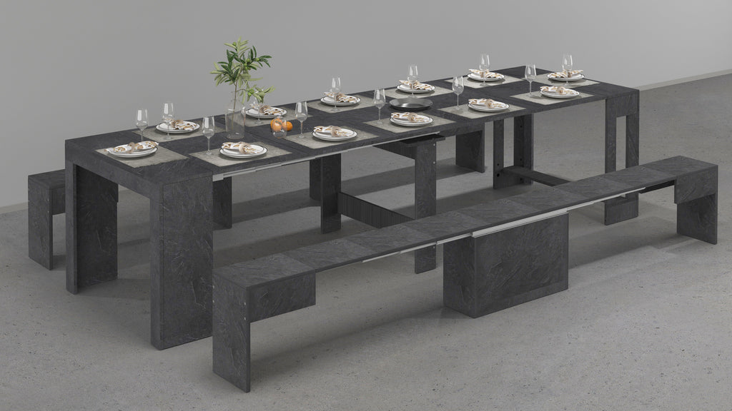 Set 2 panche allungabili PRATIKA - Milano 7 Arte e Design