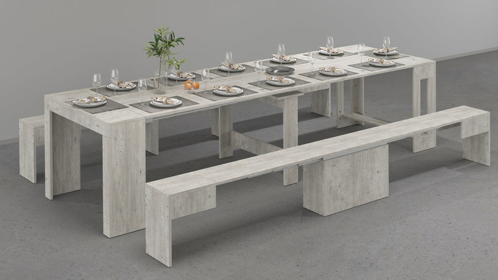 Set 2 panche allungabili PRATIKA - Milano 7 Arte e Design
