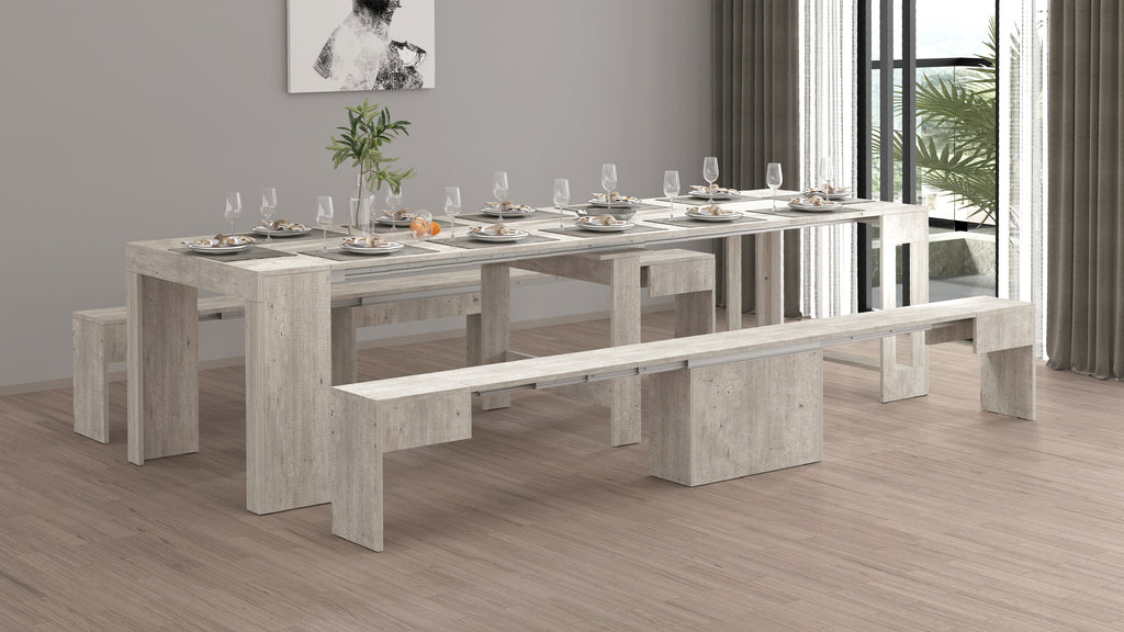 Set 2 panche allungabili PRATIKA - Milano 7 Arte e Design