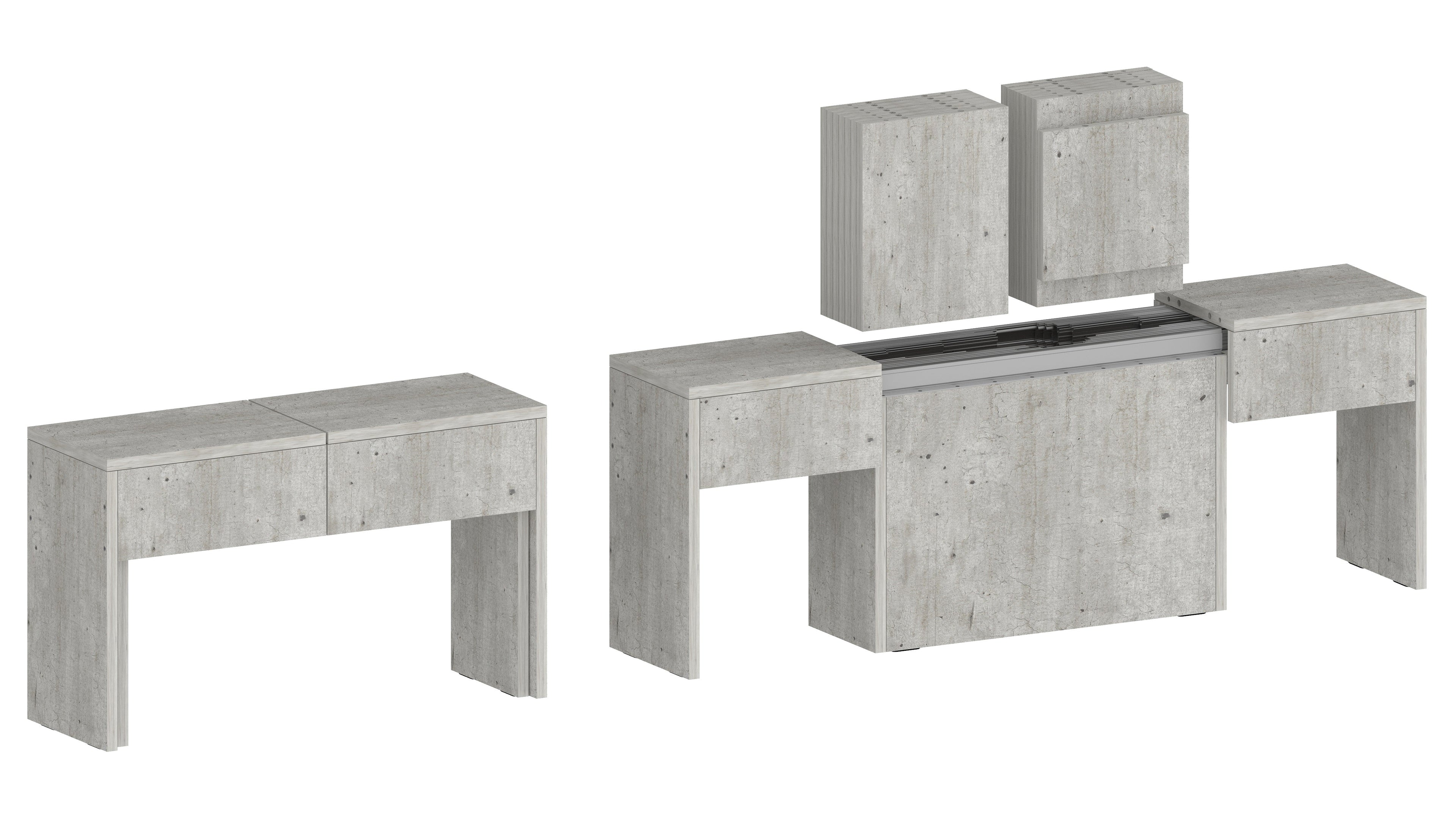 Set 2 panche allungabili PRATIKA - Milano 7 Arte e Design