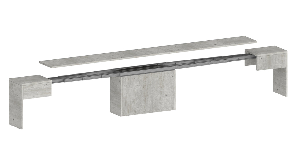 Set 2 panche allungabili PRATIKA - Milano 7 Arte e Design