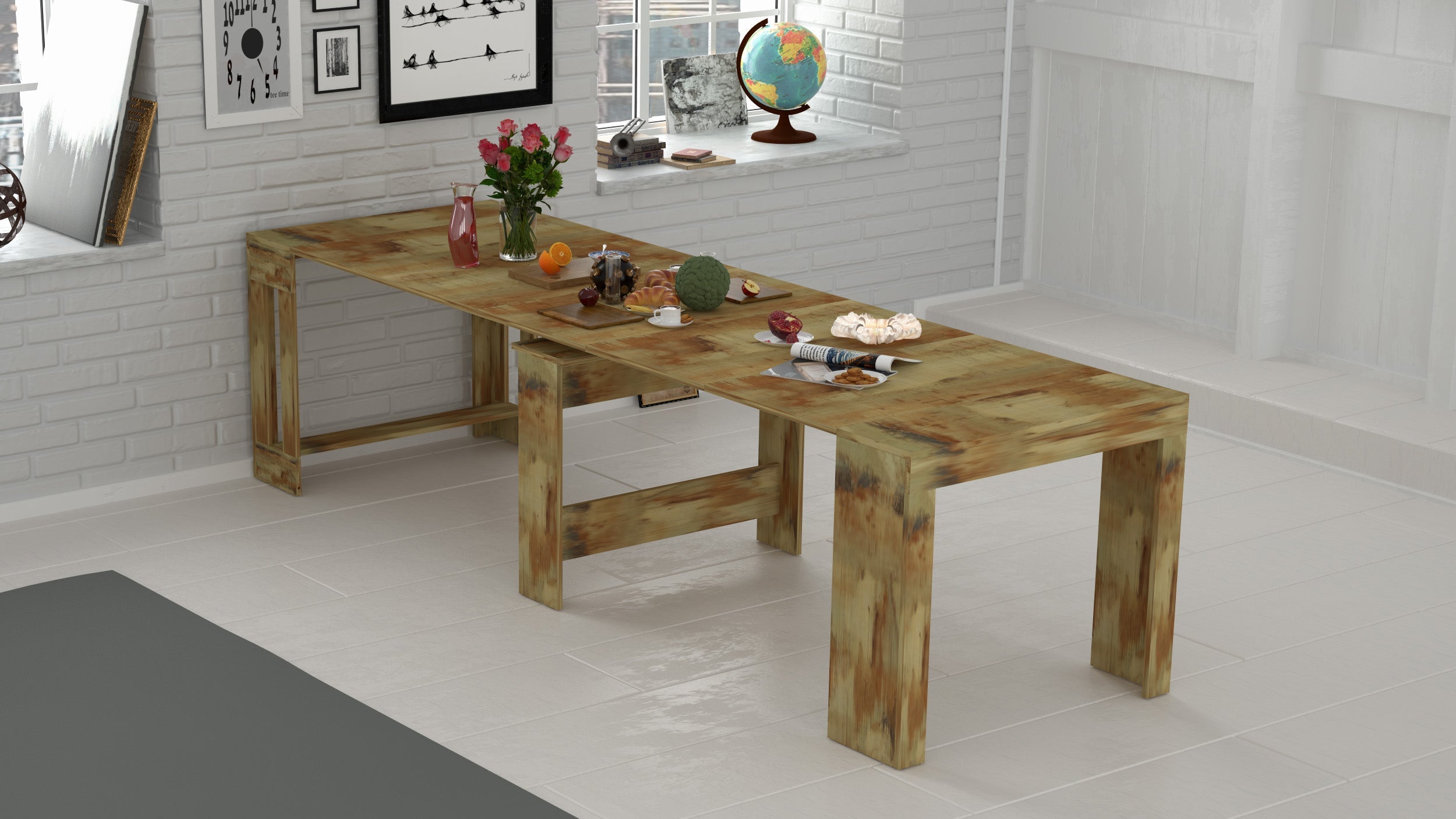 Set 2 panche allungabili PRATIKA - Milano 7 Arte e Design