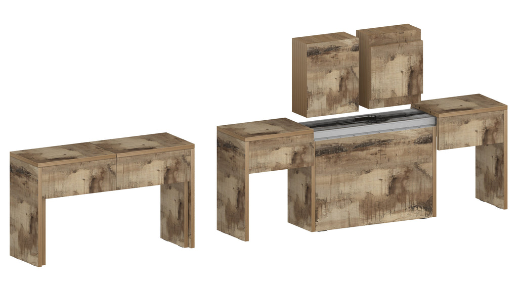 Set 2 panche allungabili PRATIKA - Milano 7 Arte e Design