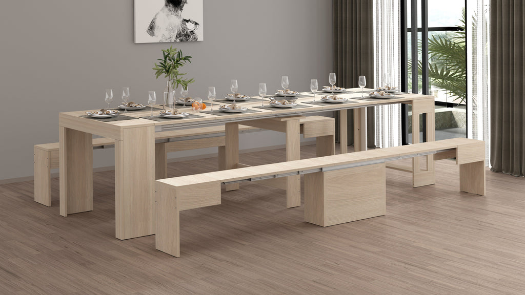 Set 2 panche allungabili PRATIKA - Milano 7 Arte e Design
