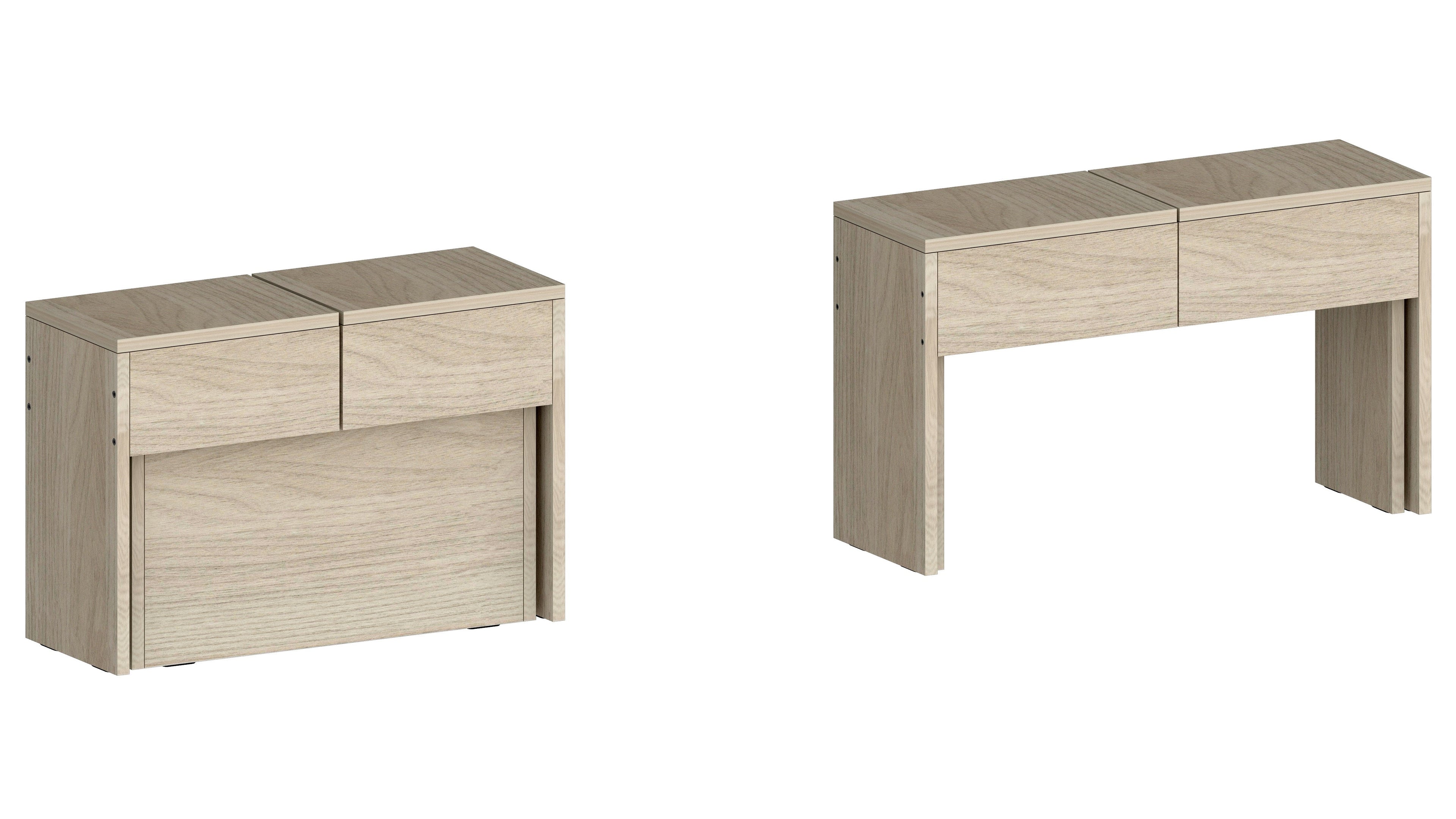 Set 2 panche allungabili PRATIKA - Milano 7 Arte e Design