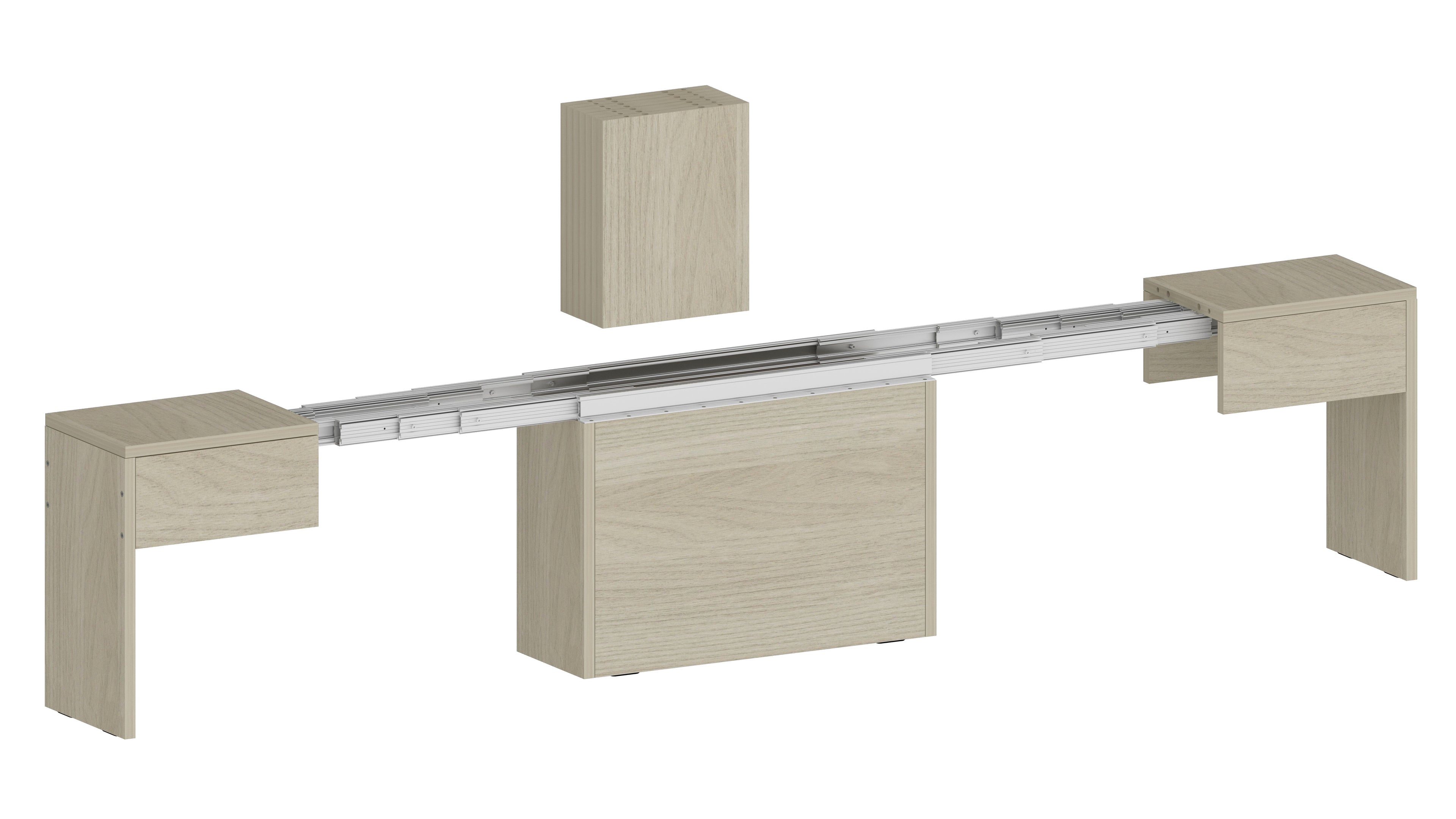 Set 2 panche allungabili PRATIKA - Milano 7 Arte e Design