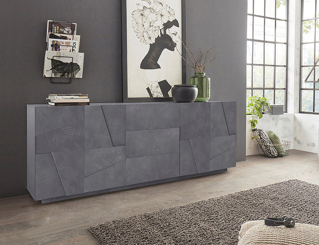 Credenza PING 220 cm 4 ante + 3 cassetti - Milano 7 Arte e Design