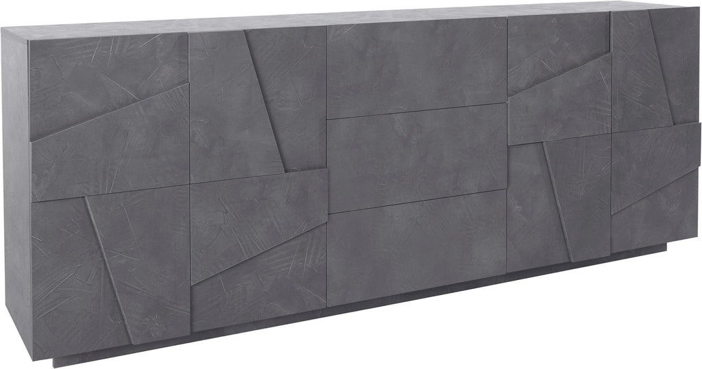 Credenza PING 220 cm 4 ante + 3 cassetti - Milano 7 Arte e Design