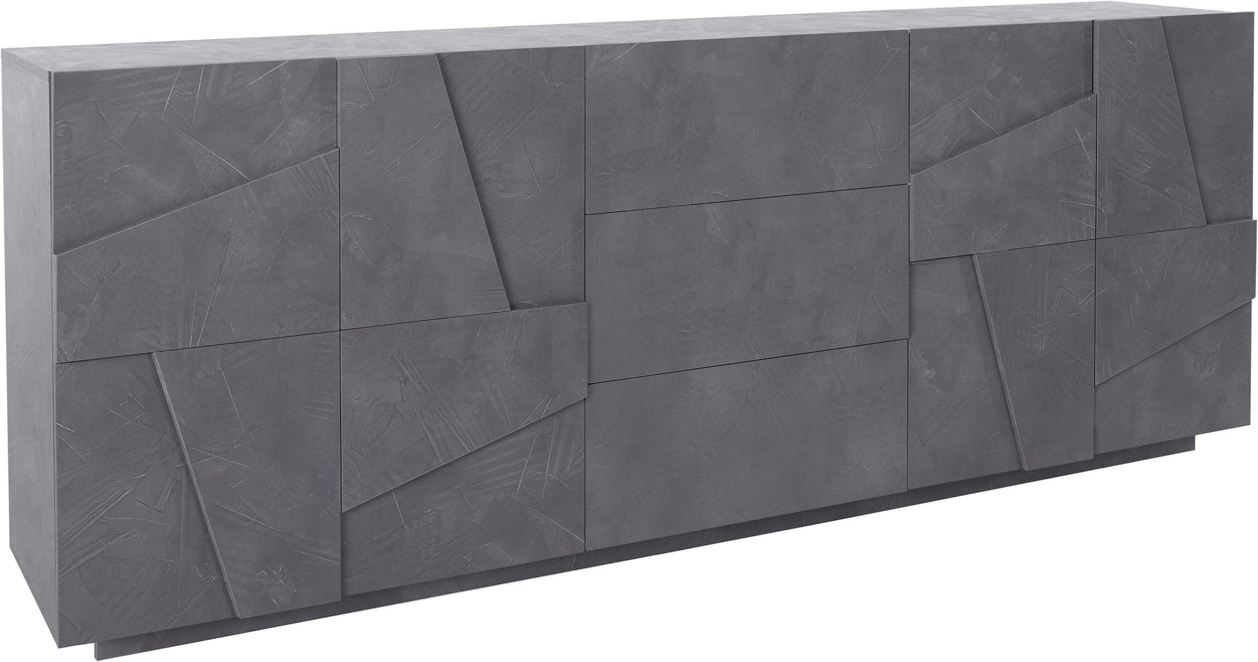 Credenza PING 220 cm 4 ante + 3 cassetti - Milano 7 Arte e Design
