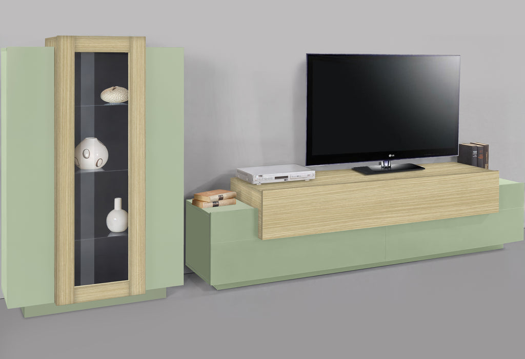 Soggiorno CORO con porta TV + vetrina