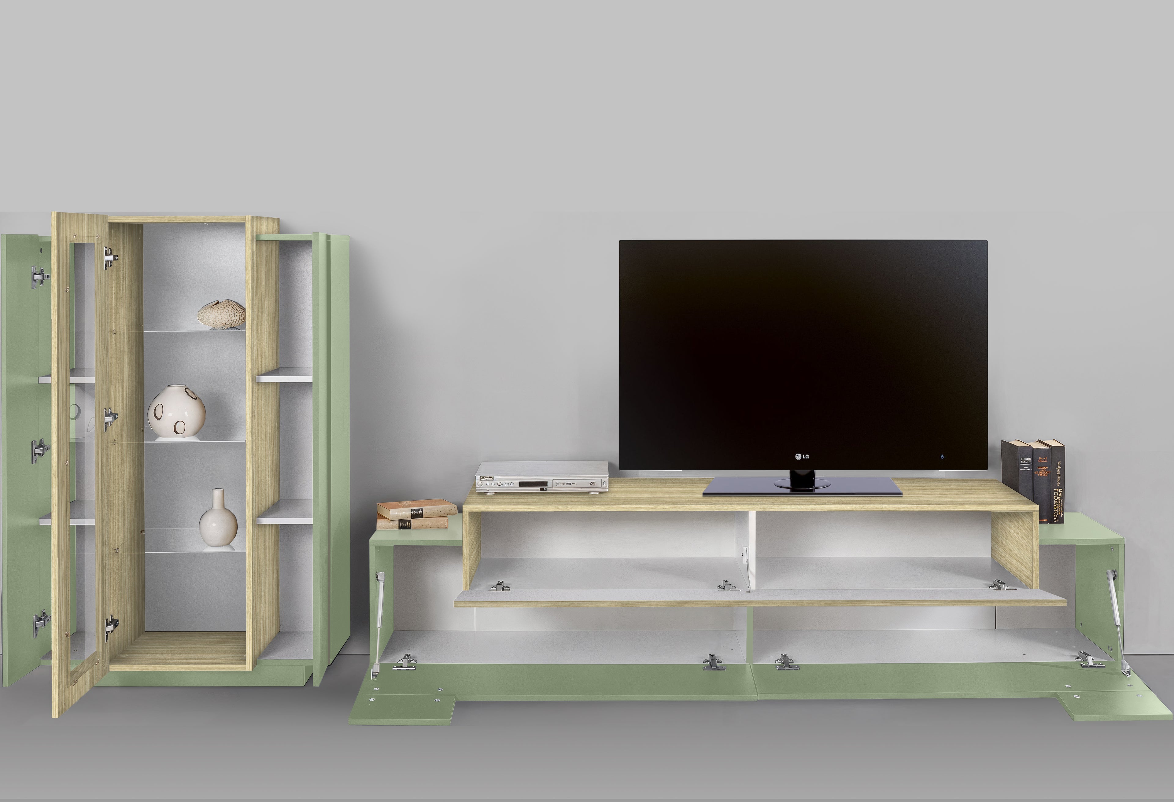 Soggiorno CORO con porta TV + vetrina