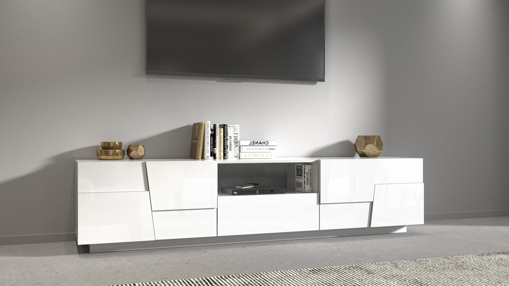 Porta TV PONGO da 220 cm - Milano 7 Arte e Design
