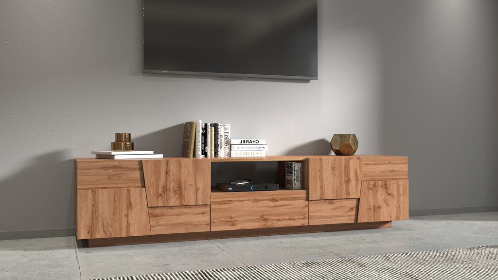 Porta TV PONGO da 220 cm - Milano 7 Arte e Design