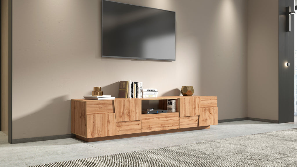 Porta TV PONGO da 220 cm - Milano 7 Arte e Design