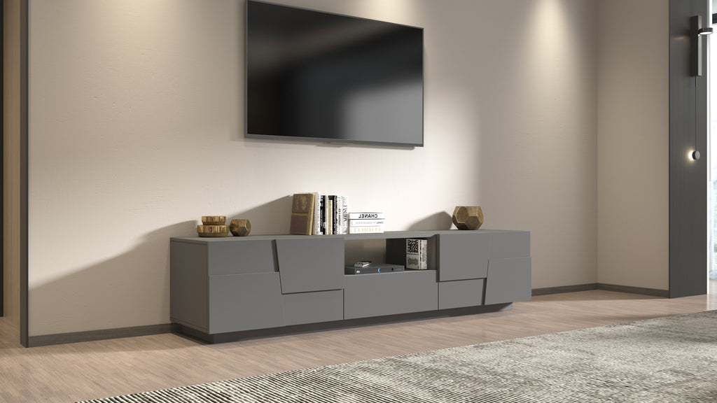 Porta TV PONGO da 220 cm - Milano 7 Arte e Design