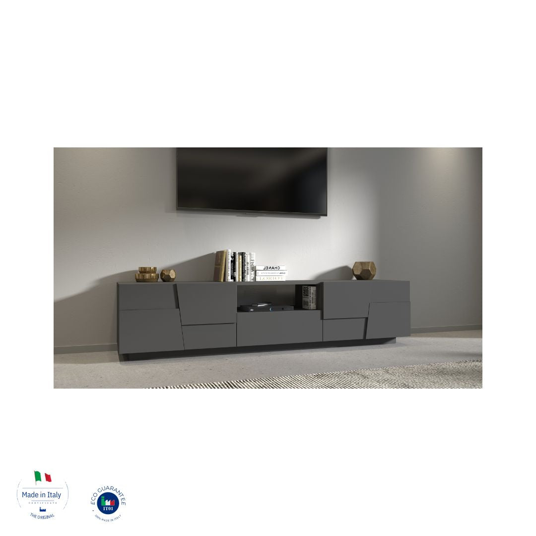 Porta TV PONGO da 220 cm - Milano 7 Arte e Design