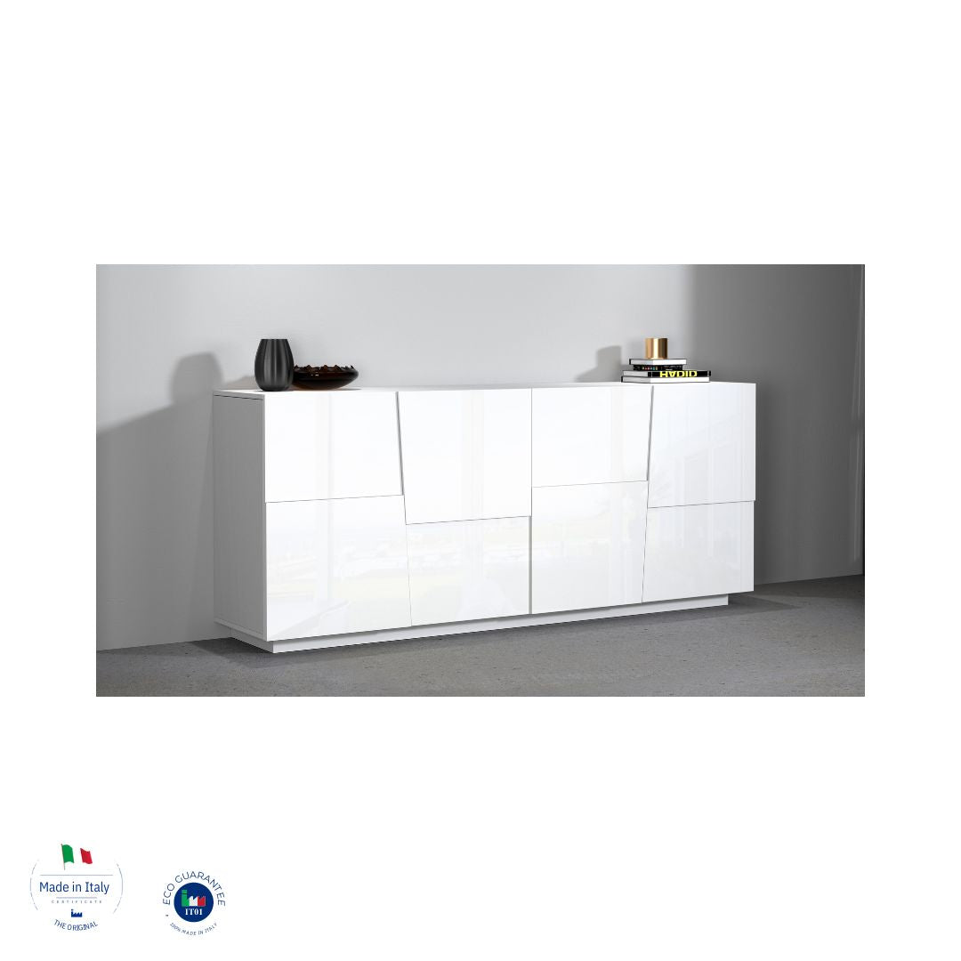 Credenza PONGO a 4 ante e 3 cassetti - Milano 7 Arte e Design