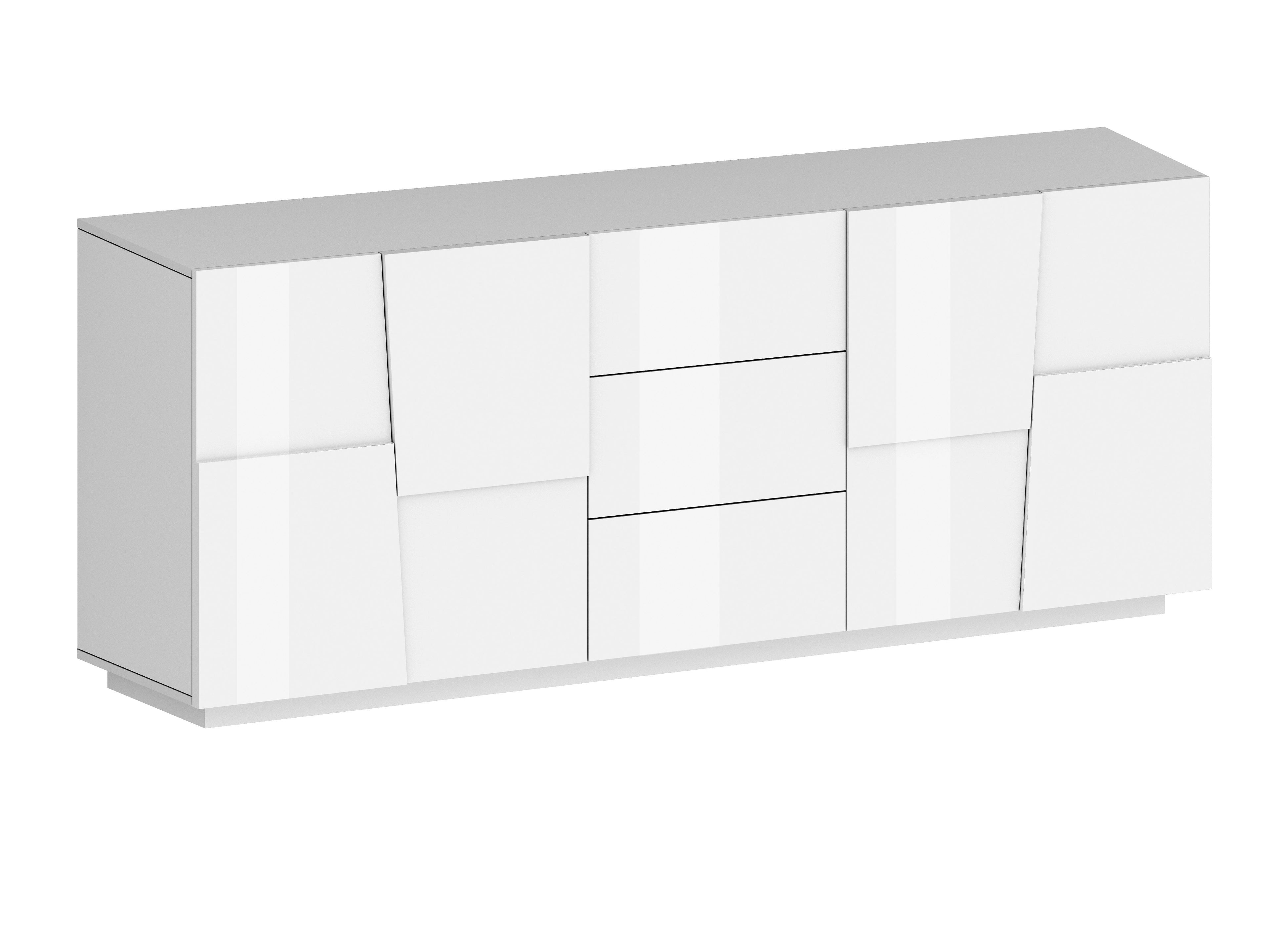 Credenza PONGO a 4 ante e 3 cassetti - Milano 7 Arte e Design