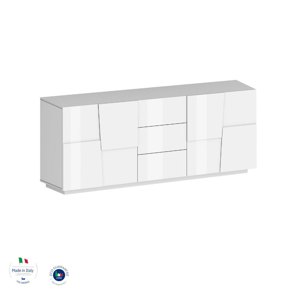 Credenza PONGO a 4 ante e 3 cassetti - Milano 7 Arte e Design