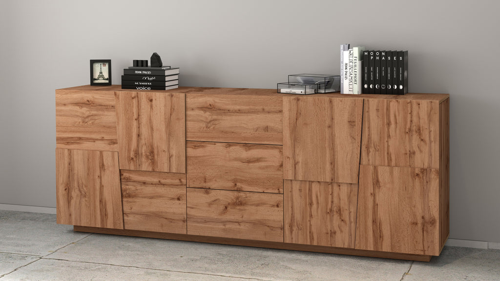 Credenza PONGO a 4 ante e 3 cassetti - Milano 7 Arte e Design
