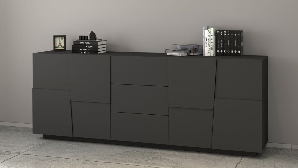 Credenza PONGO a 4 ante e 3 cassetti - Milano 7 Arte e Design