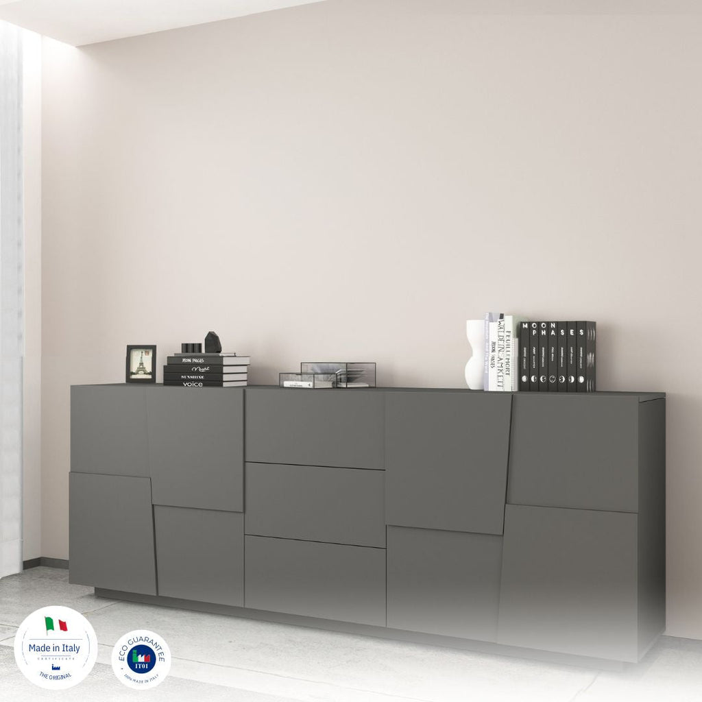 Credenza PONGO a 4 ante e 3 cassetti - Milano 7 Arte e Design