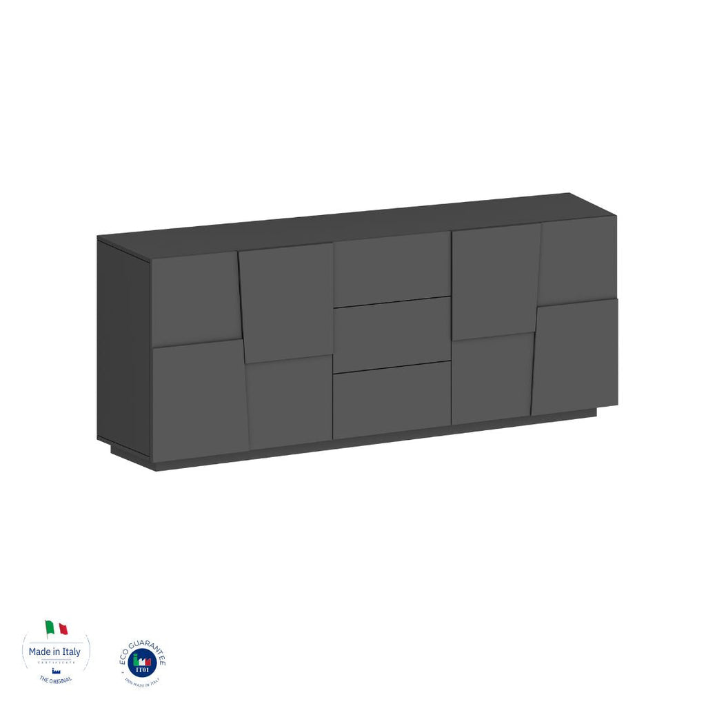 Credenza PONGO a 4 ante e 3 cassetti - Milano 7 Arte e Design