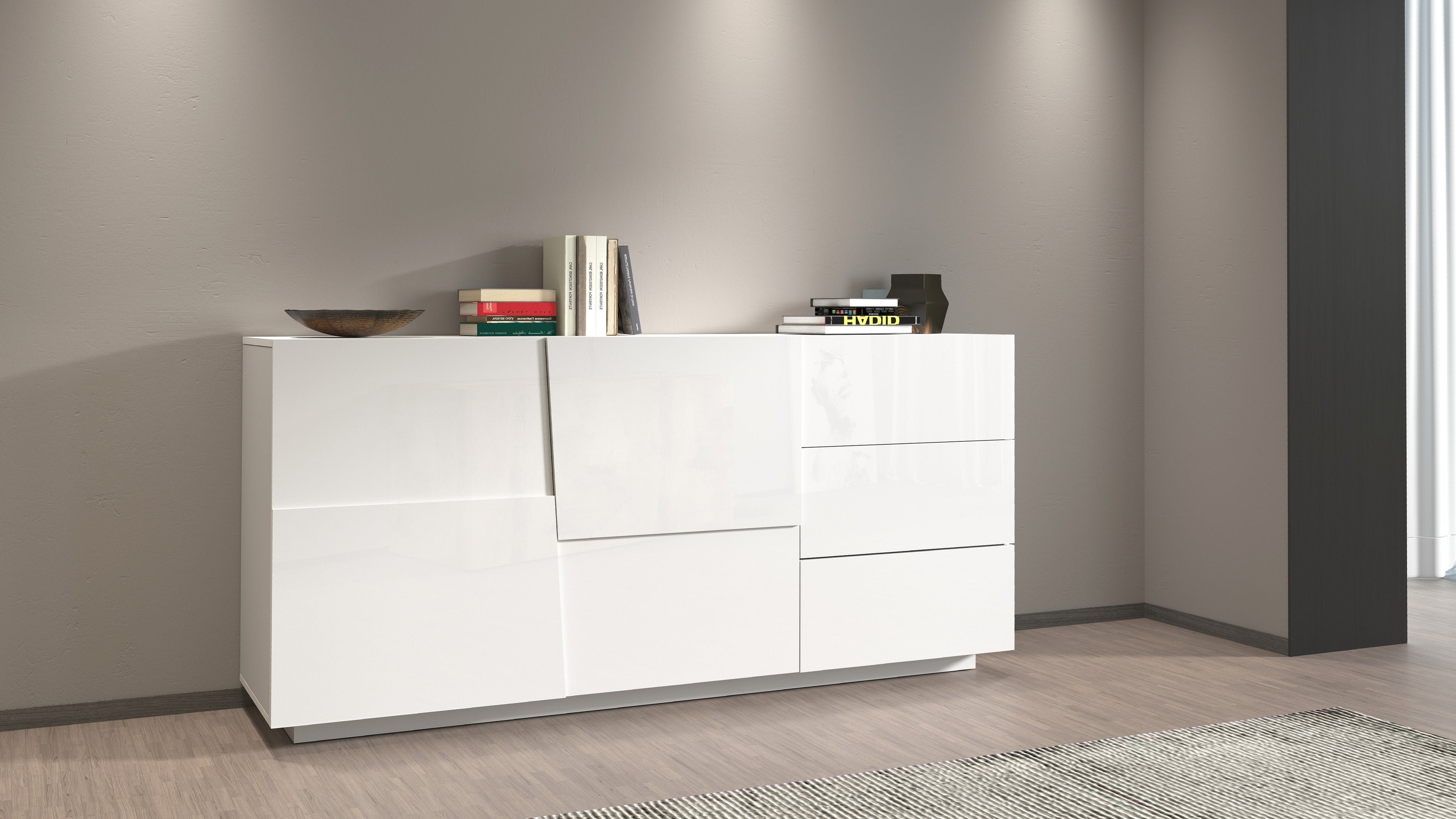 Credenza PONGO da 180 cm 2 ante e 3 cassetti - Milano 7 Arte e Design