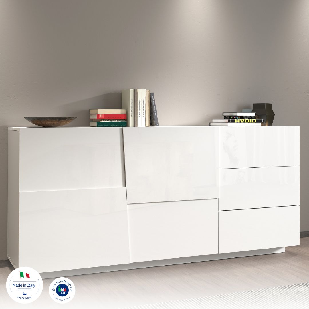 Credenza PONGO da 180 cm 2 ante e 3 cassetti - Milano 7 Arte e Design