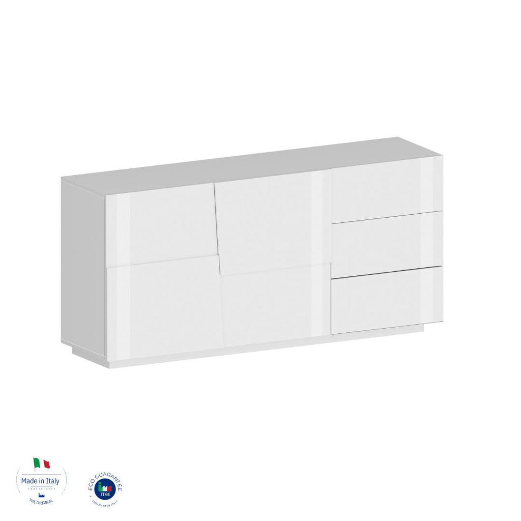 Credenza PONGO da 180 cm 2 ante e 3 cassetti - Milano 7 Arte e Design
