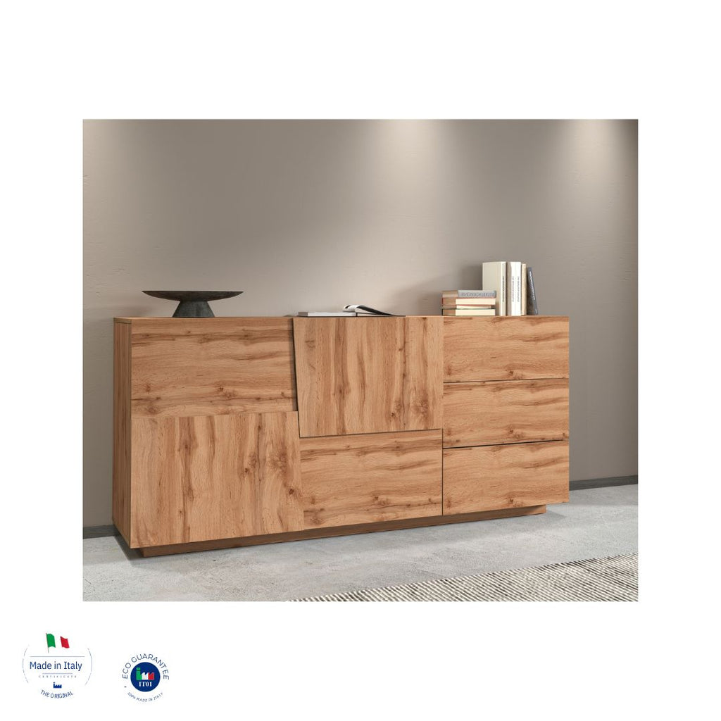 Credenza PONGO da 180 cm 2 ante e 3 cassetti - Milano 7 Arte e Design