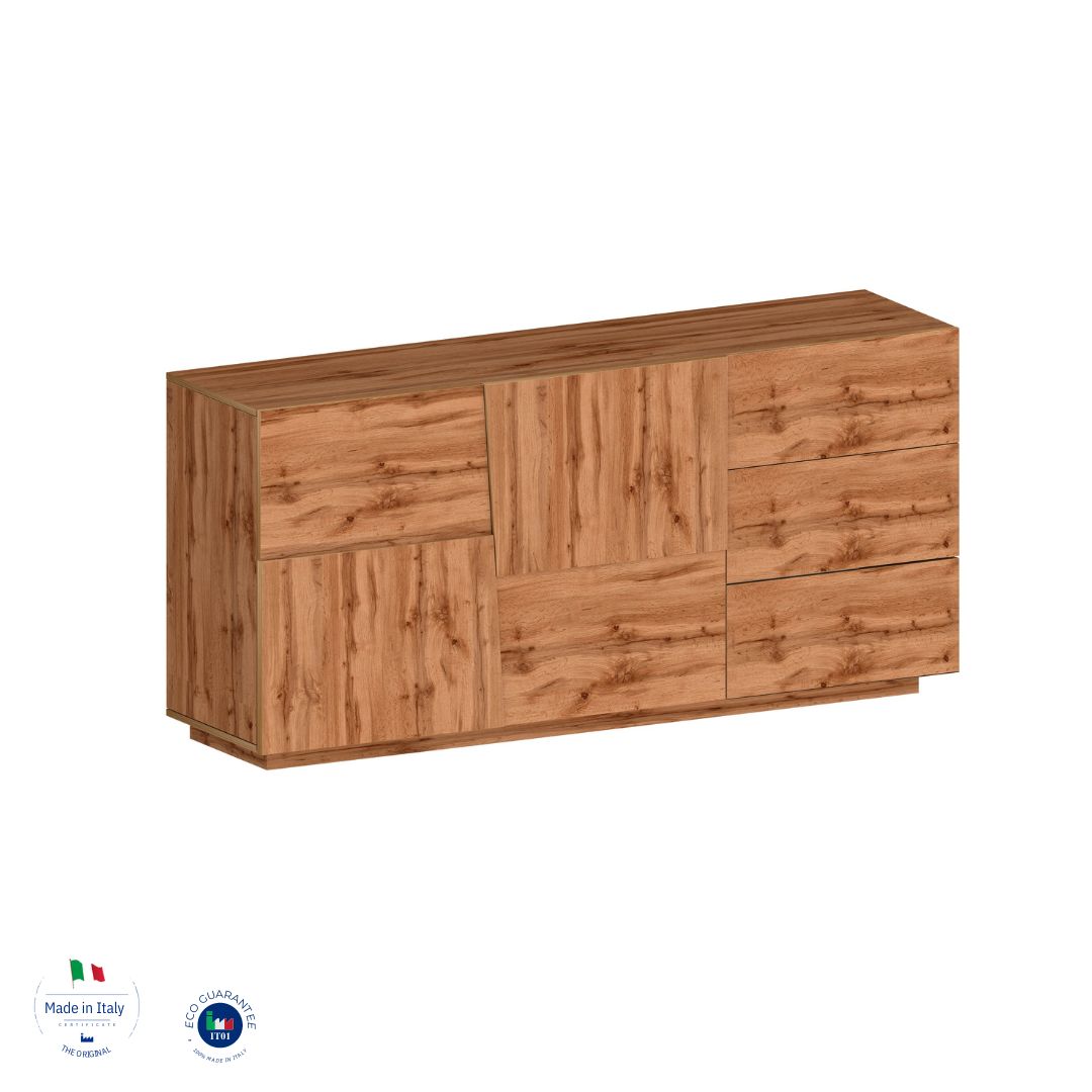 Credenza PONGO da 180 cm 2 ante e 3 cassetti - Milano 7 Arte e Design