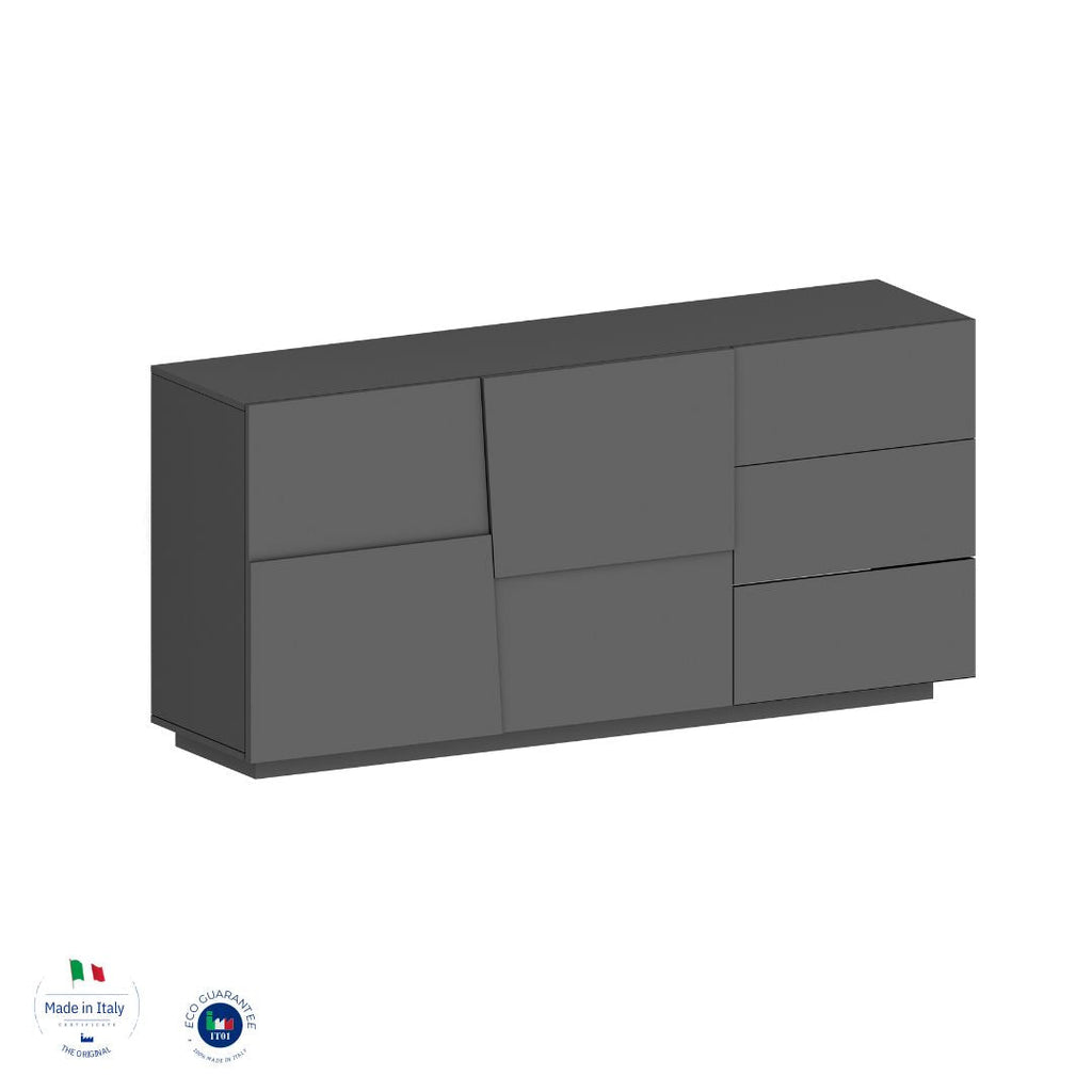 Credenza PONGO da 180 cm 2 ante e 3 cassetti - Milano 7 Arte e Design