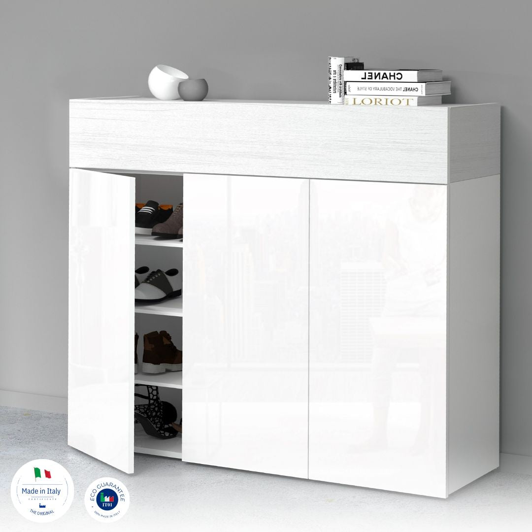 Scarpiera SAVONA a 3 ante e 1 anta a ribalta - Milano 7 Arte e Design