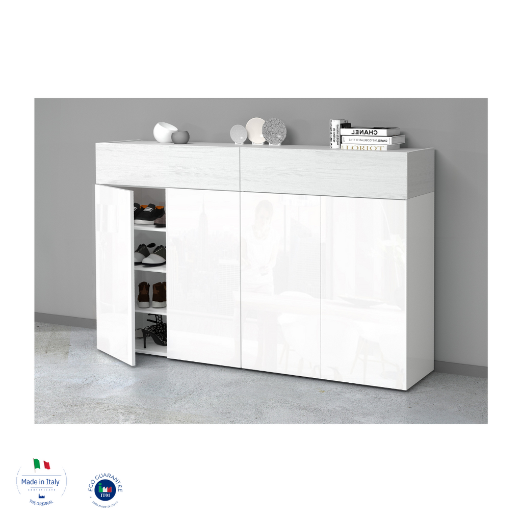 Scarpiera SAVONA con 4 ante e 2 ribalte - Milano 7 Arte e Design