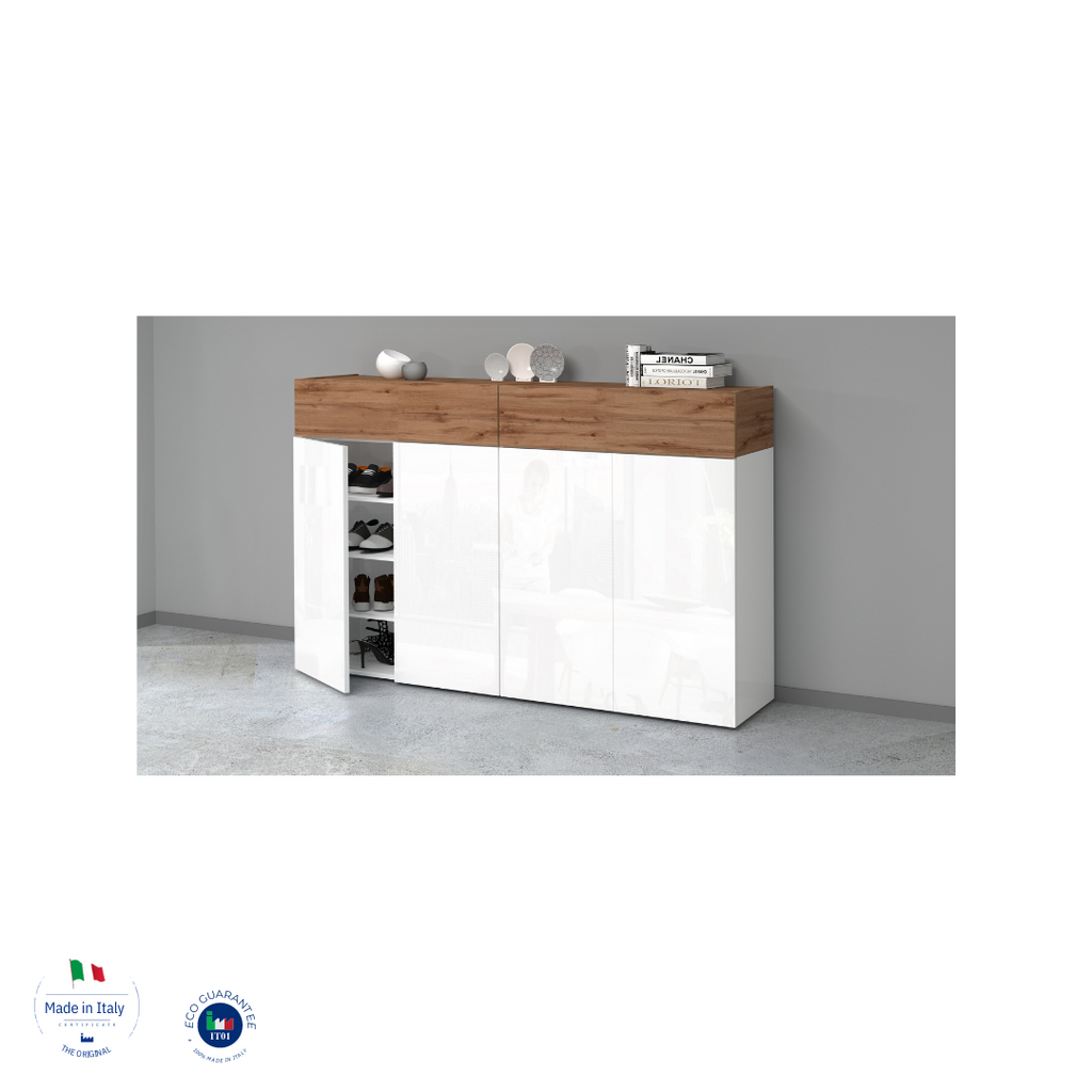 Scarpiera SAVONA con 4 ante e 2 ribalte - Milano 7 Arte e Design
