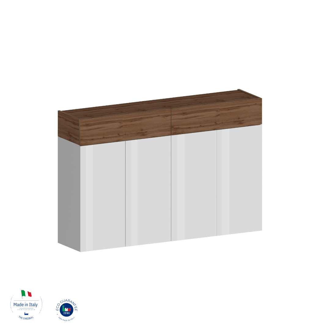 Scarpiera SAVONA con 4 ante e 2 ribalte - Milano 7 Arte e Design
