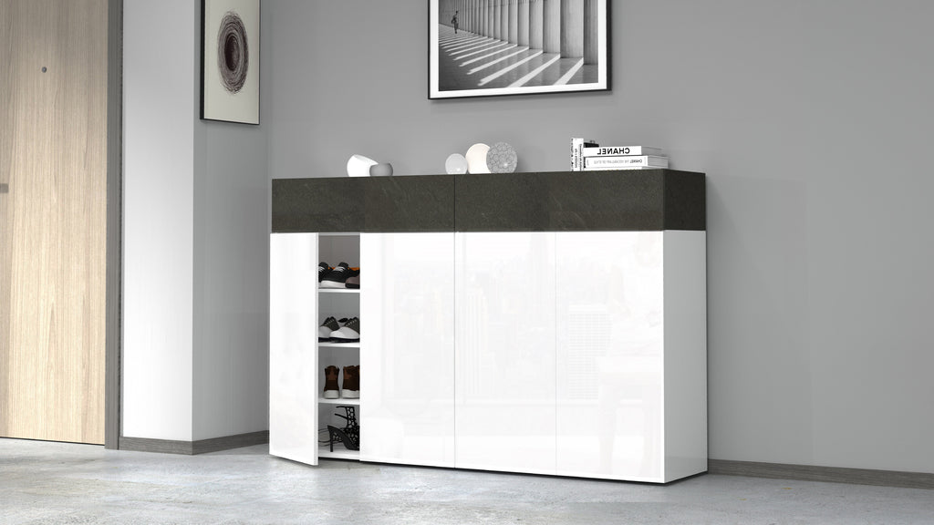 Scarpiera SAVONA con 4 ante e 2 ribalte - Milano 7 Arte e Design