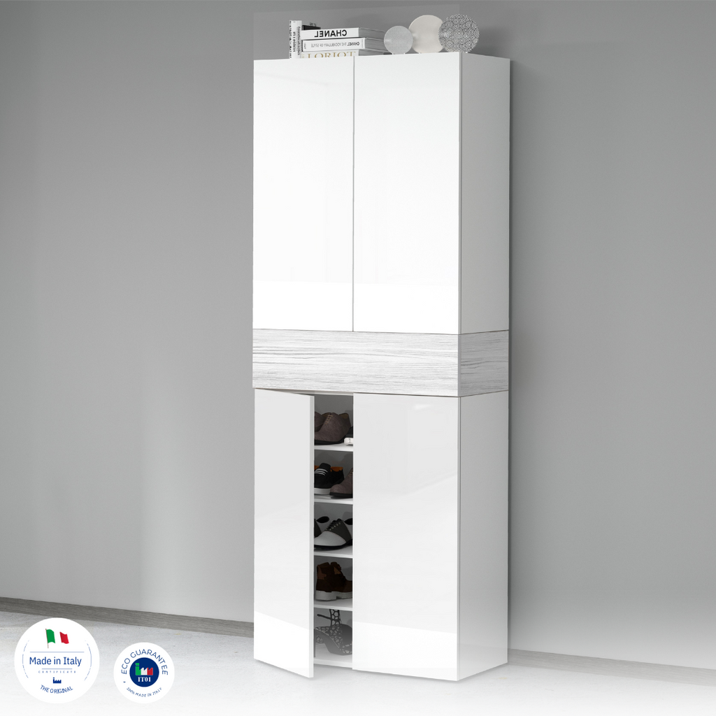 Armadio scarpiera SAVONA con 4 ante e 1 ribalta