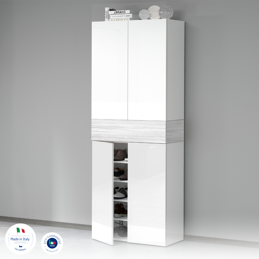 Armadio scarpiera SAVONA con 4 ante e 1 ribalta