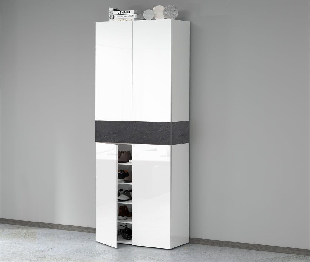 Armadio scarpiera SAVONA con 4 ante e 1 ribalta