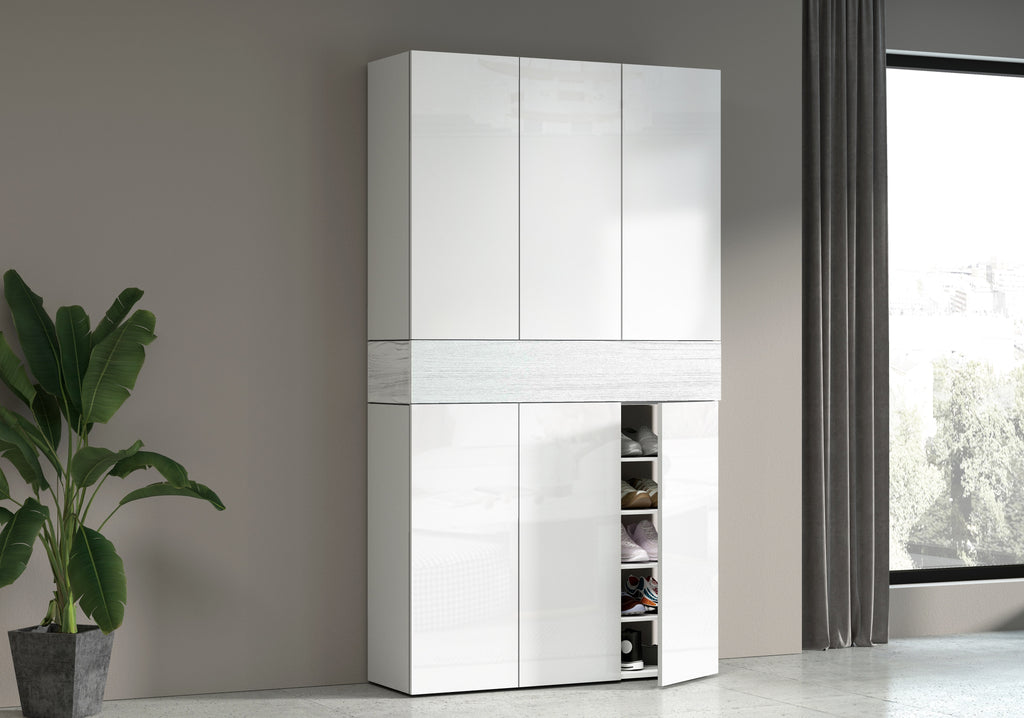 Armadio scarpiera SAVONA a 6 ante con 1 ribalta