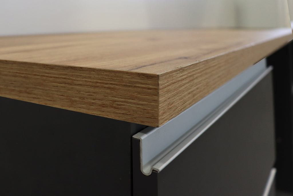 Cucina lineare SOLE 256 cm, composizione 2 - Milano 7 Arte e Design