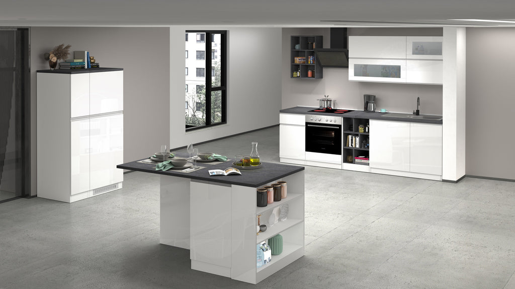 Cucina lineare SOLE 256 cm, composizione 3 - Milano 7 Arte e Design
