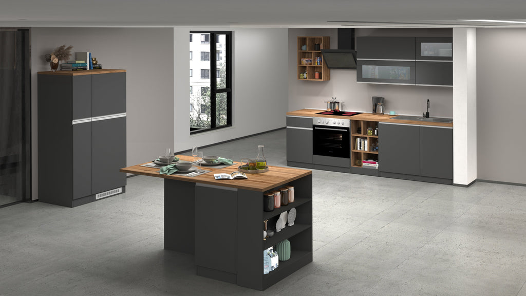 Cucina lineare SOLE 256 cm, composizione 3 - Milano 7 Arte e Design