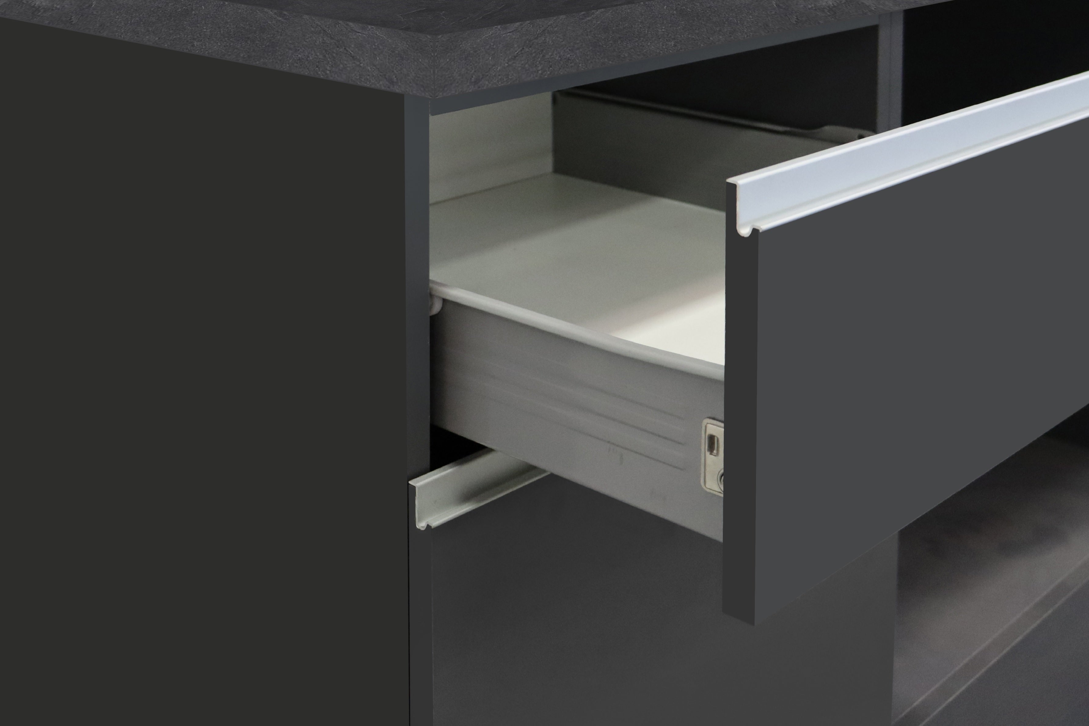 Cucina lineare SOLE 256 cm, composizione 3 - Milano 7 Arte e Design